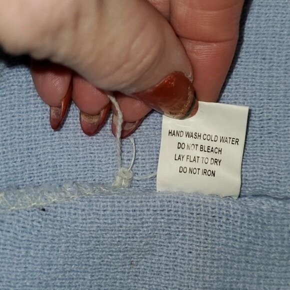 ZeroXposure Blue Designed Embroidered Beanie - Picture 7 of 9